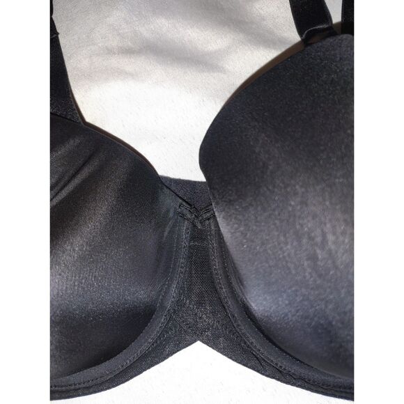 NWT Paramour by Felina Paramour Marvelous Side Smoother Underwire Bra 38D Black - Picture 8 of 8